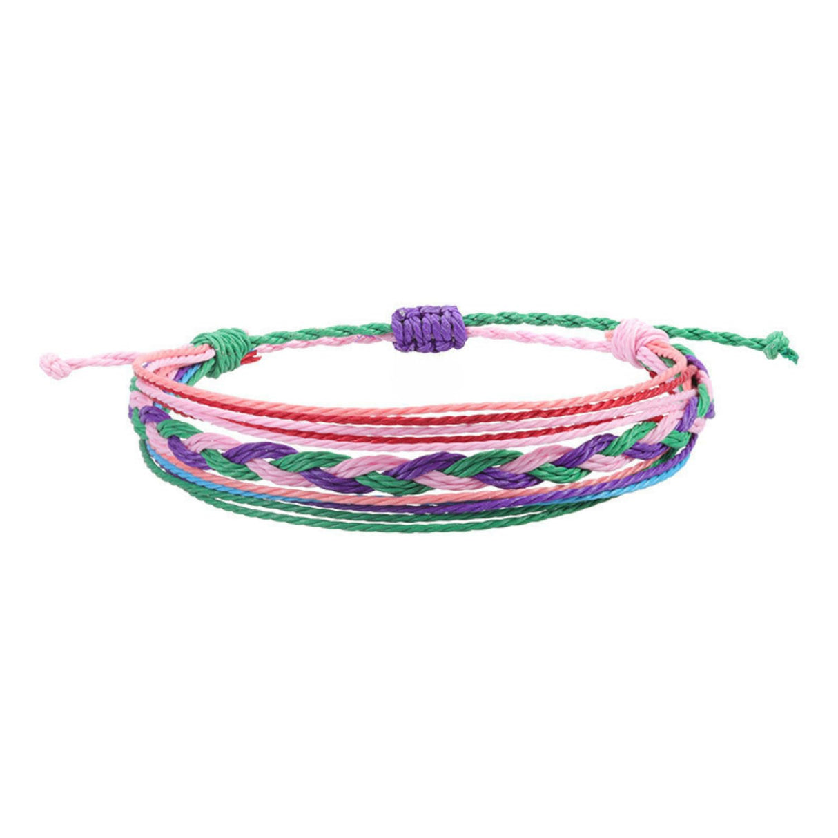 Verstellbares Armband mit Perlen für Männer.
