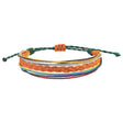 Stoffarmband mit Buchstabenanhänger, ideal als Geschenk