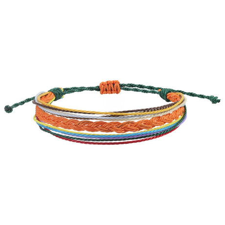 Stoffarmband mit Buchstabenanhänger, ideal als Geschenk
