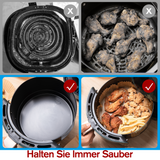 TRIPLE K&S Airfryer Backpapier Liners 100 Stk 16x16cm für 2–4,1L Antihaft